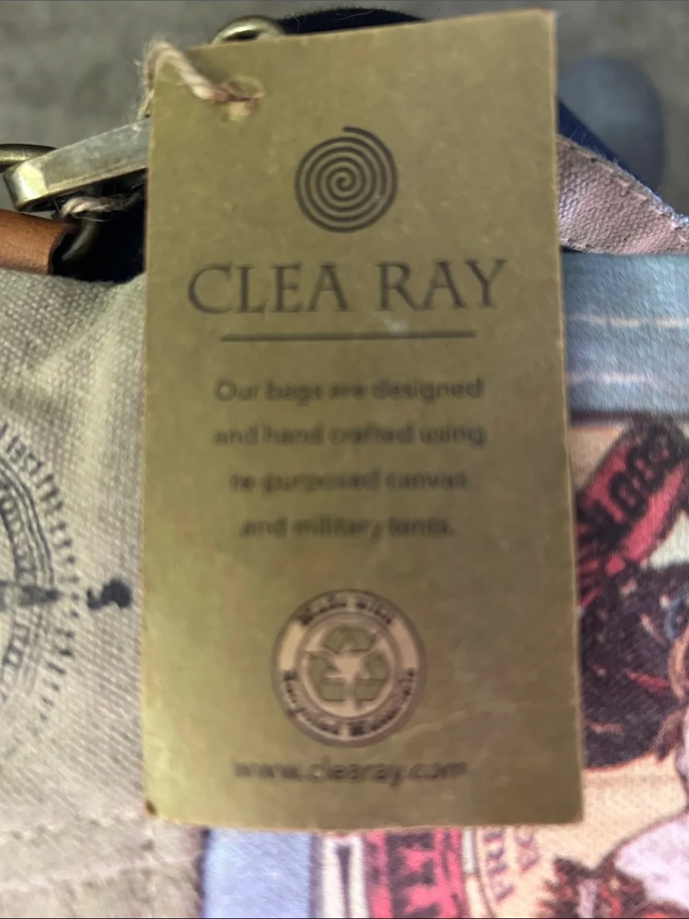 Clea Ray Crossbody Bag with Rooster Print